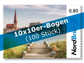 100er Rostocker Stadthafen - Briefmarke Standardbrief - Bündelangebot*