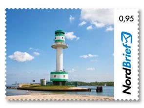 Leuchtturm Friedrichsort Kiel - Briefmarke Kompaktbrief