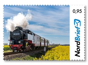 Bäderbahn Molli - Briefmarke Kompaktbrief