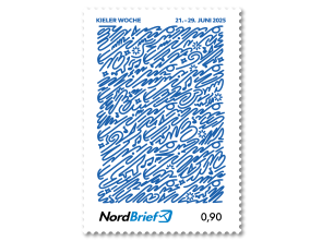 Sonderbriefmarke 0,90 € - Postkarte & Standardbrief "Kieler Woche 2025"