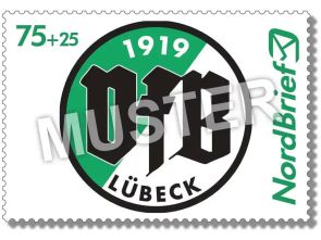 Spendenbriefmarke VfB Lübeck – Standardbrief