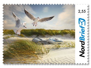 Nordbrief Ostsee - Briefmarke Maxibrief