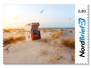 Nordbrief Ostsee - Briefmarke Standardbrief